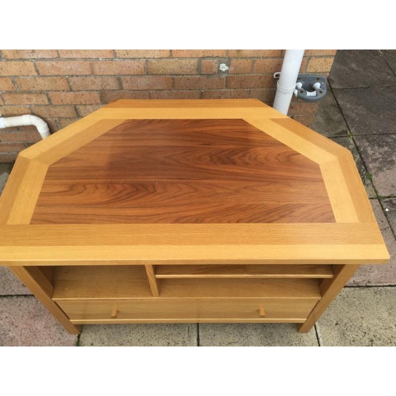 Solid Wood Corner TV Cabinate
