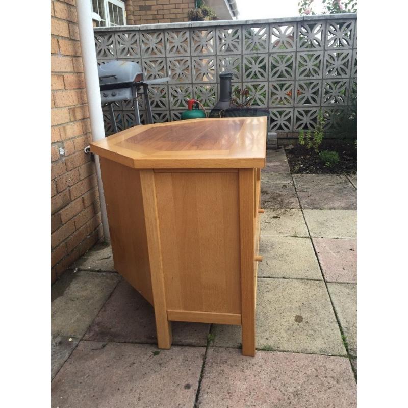 Solid Wood Corner TV Cabinate