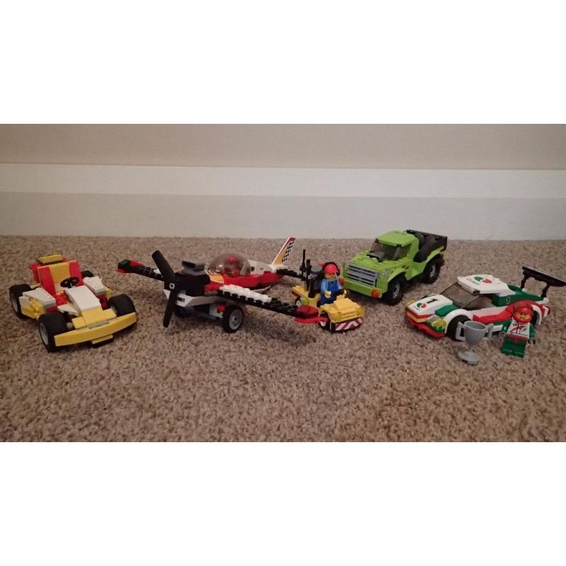 Lego Creator 31002, Lego Creator 31007, Lego Creator 31020, Lego City 60053, Lego City 60019 Sets