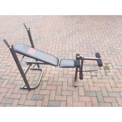 Pro fitness multi-use workout bench.