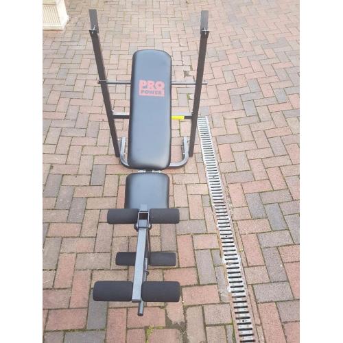 Pro fitness multi-use workout bench.