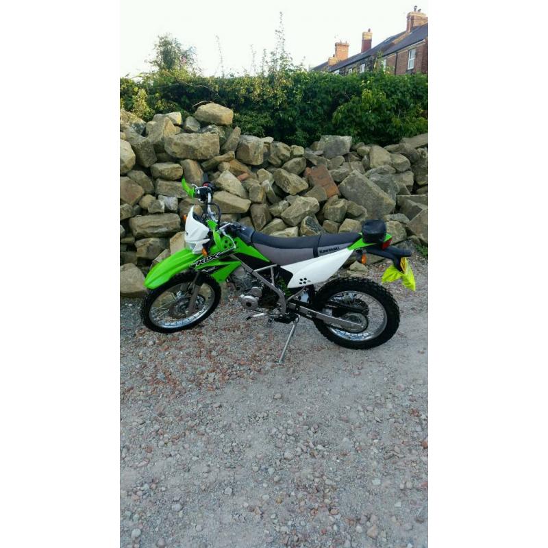 Kawasaki klx 125 3months old