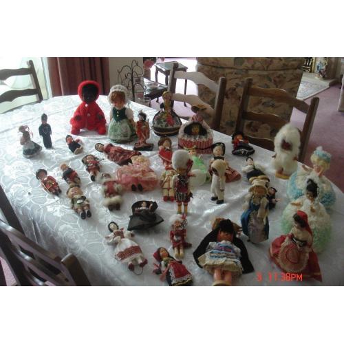 National and International Minature Dolls