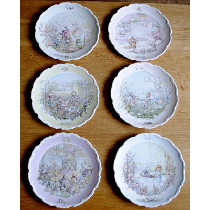 Wind In The Willows Character Plates By Royal Doulton