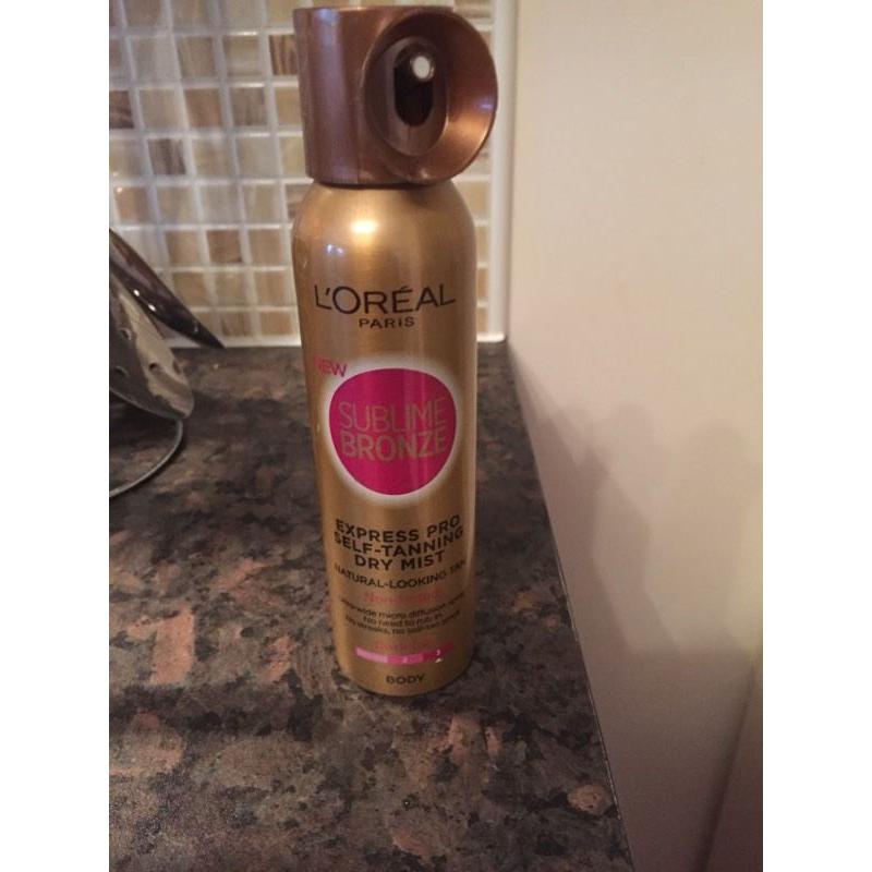 Loreal Sublime bronze spray