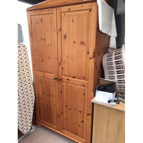Pine wardrobe
