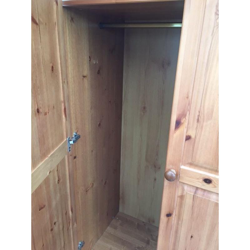 Pine wardrobe