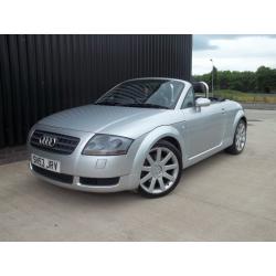 2003 (53) Audi TT 1.8 T 225 Roadster Quattro 2dr Low Mileage May Px
