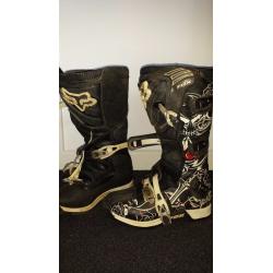 Fox comp 5 motocross boots size 9