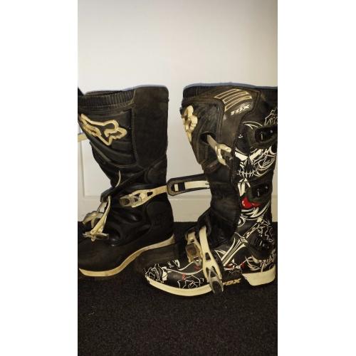Fox comp 5 motocross boots size 9