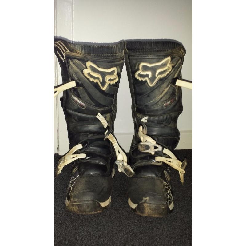 Fox comp 5 motocross boots size 9