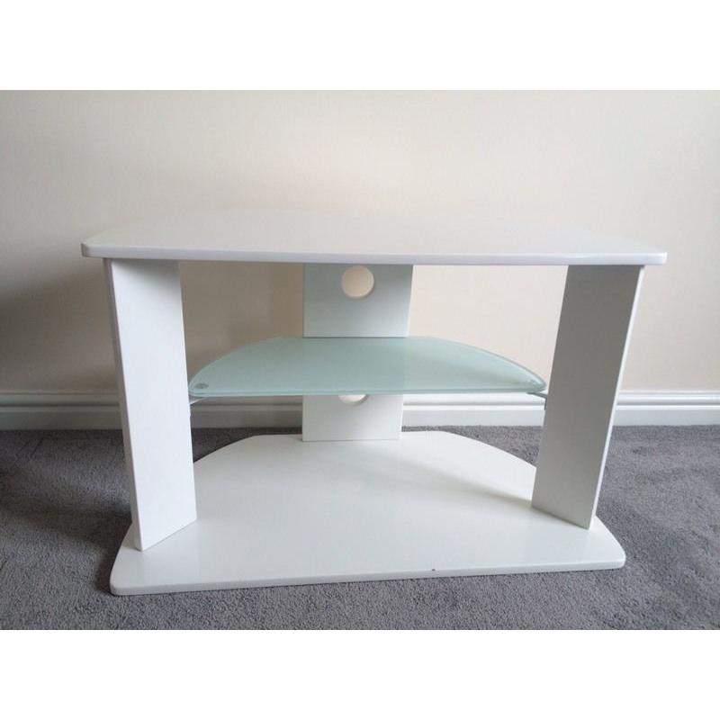 White Gloss TV Stand