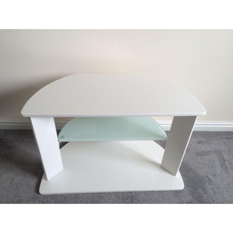 White Gloss TV Stand