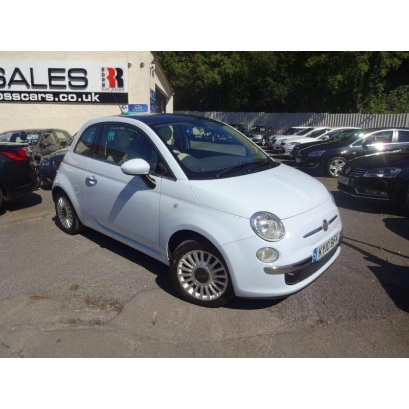 2010 10 FIAT 500 1.2 LOUNGE 3D 69 BHP