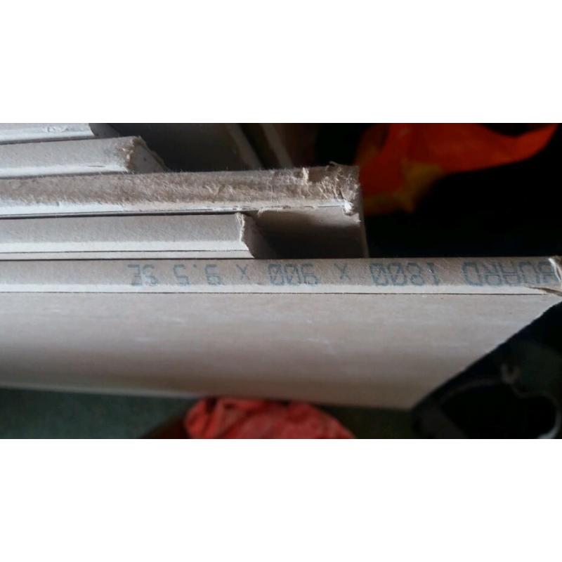 8 ceiling plasterboards