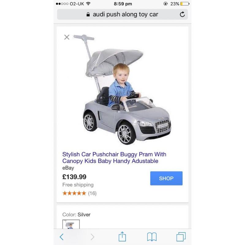 Push along PINK Audi