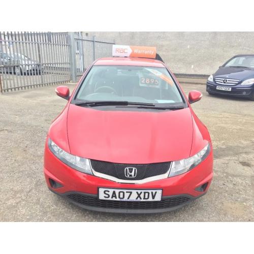 2007 Honda Civic 1.8 i VTEC SE 5dr / 3 Month Warranty / HPI CLEAR