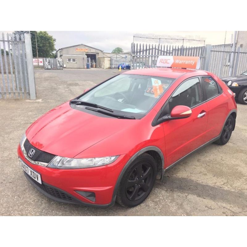 2007 Honda Civic 1.8 i VTEC SE 5dr / 3 Month Warranty / HPI CLEAR