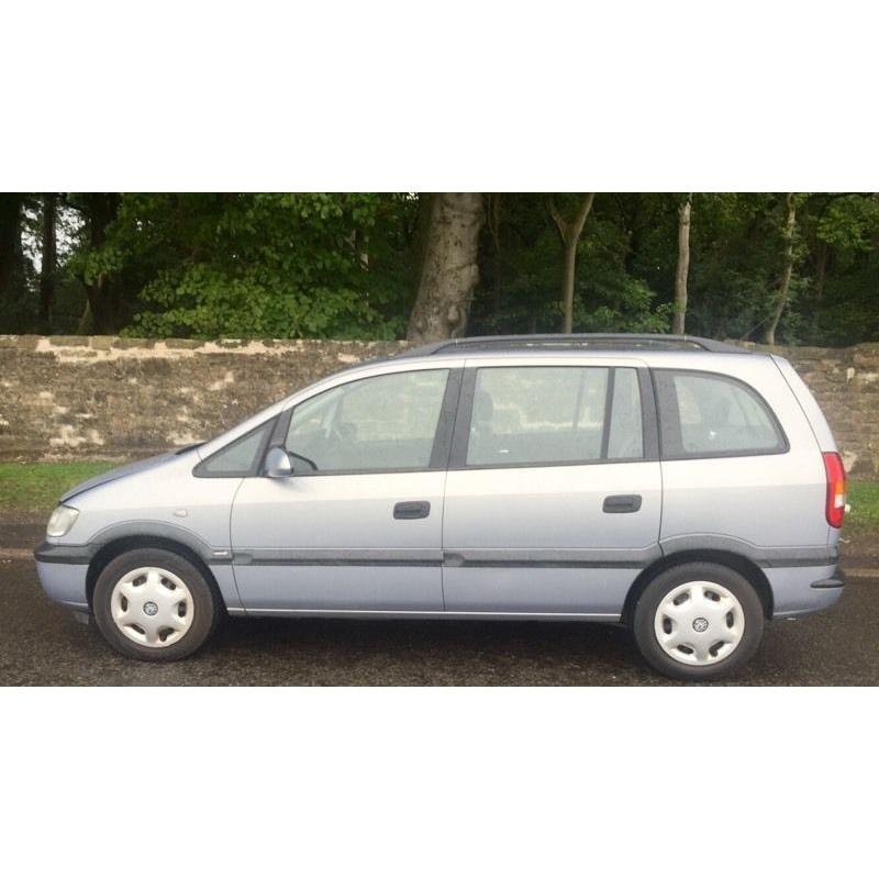 VAUXHALL ZAFIRA 7 SEATER 1.8L (2004) year mot clean car