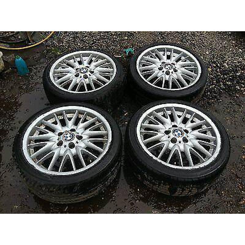 BMW M Sport MV1 18 Inch Staggered 5x120 Alloys And Tyres