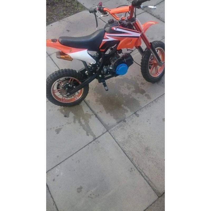 50/49 cc mini moto dirt motorbike for kids