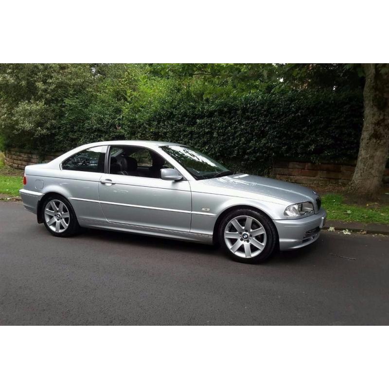 BMW 330 CI SE 2001, ONLY 71,943 MILES, TWO PREVIOUS OWNERS. STUNNING EXAMPLE IN TITANIUM SILVER.