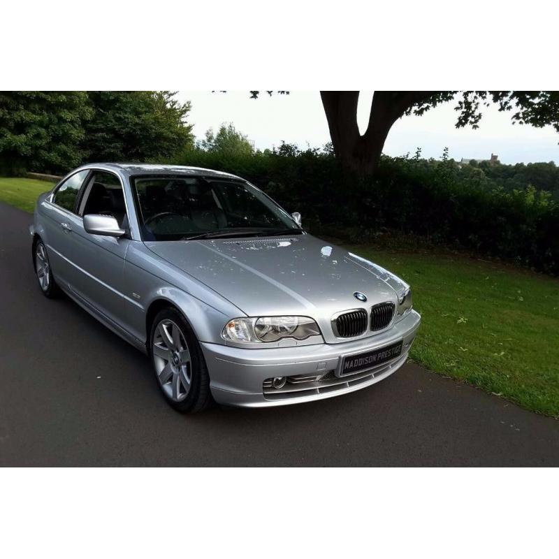 BMW 330 CI SE 2001, ONLY 71,943 MILES, TWO PREVIOUS OWNERS. STUNNING EXAMPLE IN TITANIUM SILVER.