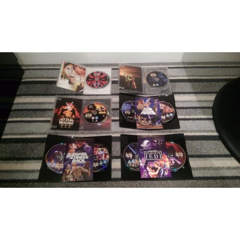 Star Wars 1-6 Limited Edition DVD's / RC Helicopter / Brand New JCB stylish Watch Bundle / Glasgow