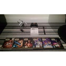 Star Wars 1-6 Limited Edition DVD's / RC Helicopter / Brand New JCB stylish Watch Bundle / Glasgow