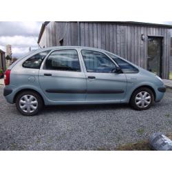 CITROEN XSARA PICASSO MOT MAY 2017 EXTRA PAIR OF FRONT WINTER TYRES INCLUDED