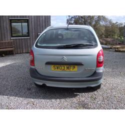 CITROEN XSARA PICASSO MOT MAY 2017 EXTRA PAIR OF FRONT WINTER TYRES INCLUDED
