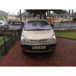 Citroen Picasso Exara great cheap car