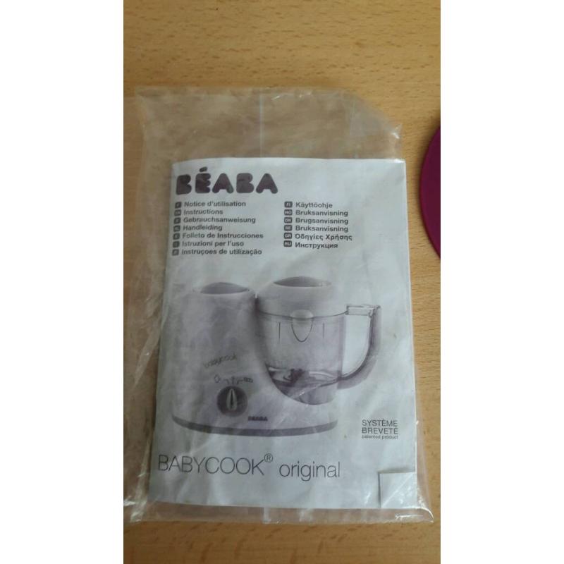 Beaba Babycook Original - weaning cooking preparation