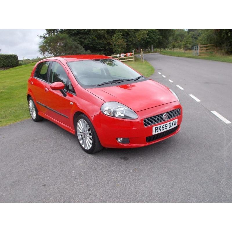 2009 59 FIAT GRANDE PUNTO 1.4 T JET SPORTING 5 DOOR MOT SEPTEMBER 2017