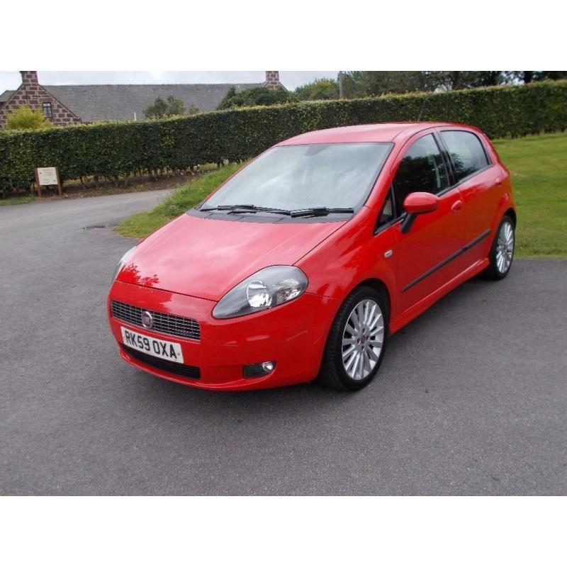 2009 59 FIAT GRANDE PUNTO 1.4 T JET SPORTING 5 DOOR MOT SEPTEMBER 2017