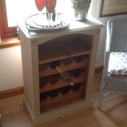 Vintage Solid Wood Wine Rack