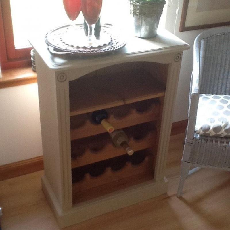 Vintage Solid Wood Wine Rack