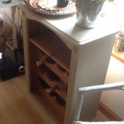 Vintage Solid Wood Wine Rack