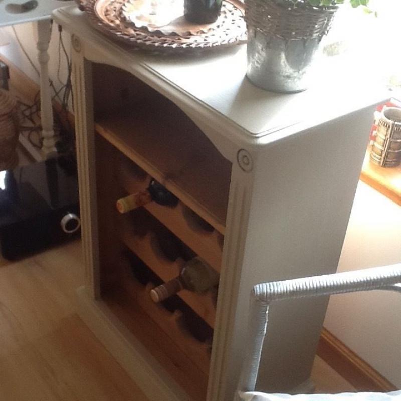Vintage Solid Wood Wine Rack