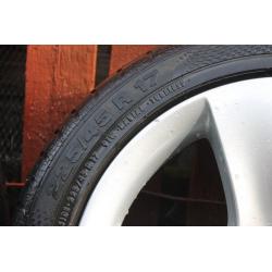 Peugeot set of GENUINE 17 inch Alloy Wheels with Tyres 225/45 R17