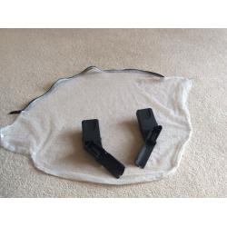 Quinny Dreami Carrycot & accessories: mattress, rain cover, mosquito net, carrycot/car seat adapters