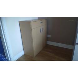 Storage cabinet with drawer and 4 shelves