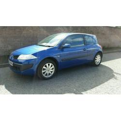 2006 / 56 Renault Megane Extreme. 12 Month MOT. 70,000 miles. Fiesta corsa punto astra accent