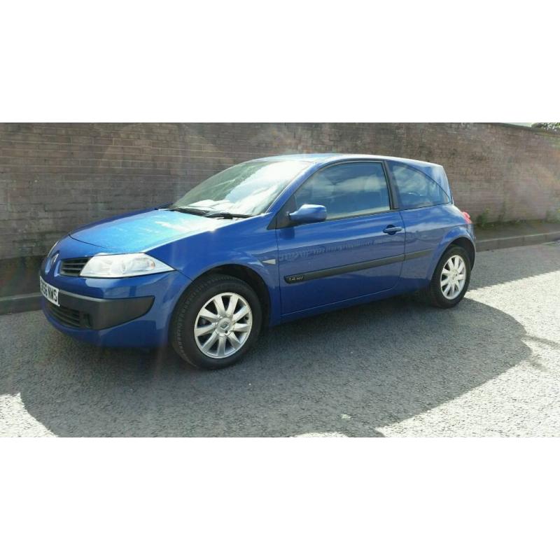 2006 / 56 Renault Megane Extreme. 12 Month MOT. 70,000 miles. Fiesta corsa punto astra accent