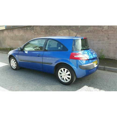 2006 / 56 Renault Megane Extreme. 12 Month MOT. 70,000 miles. Fiesta corsa punto astra accent