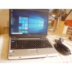 Toshiba Sat Pro A100 Laptop: 250GB : Dual Core 1.86Ghz : 1GB RAM : Win 10 : Activated Office 2007