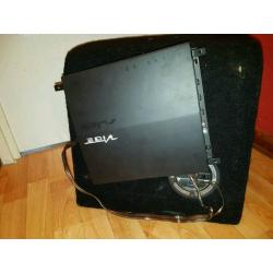Vibe subwoofer s12 with 2 channels amplifier 1200 watts