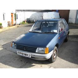 Peugeot 205 1.1 XL 3 Door selling complete, still runs, only one owner from new, A Project?