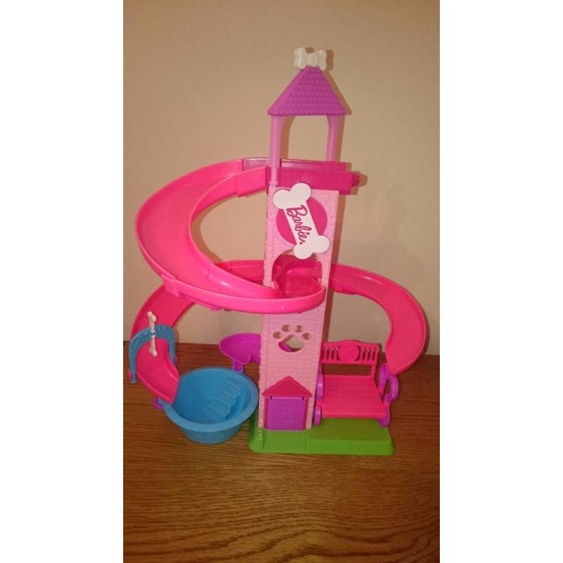 Barbie Puppy Slide and Spin Playset