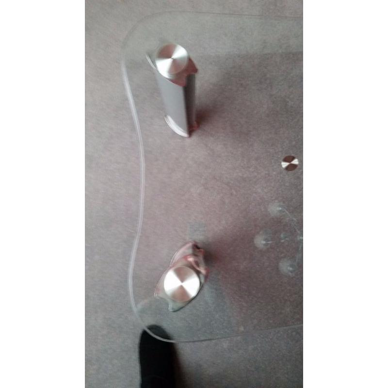 Large Glass Coffee Table - Perfect Condition